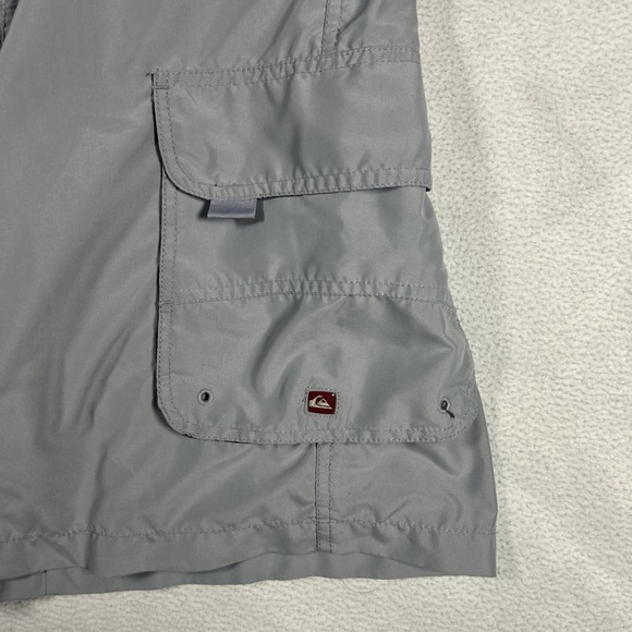 Quiksilver Cargo Shorts Mens Large Outdoor Skate Surfer Summer Pockets Polyester - Picture 3 of 11
